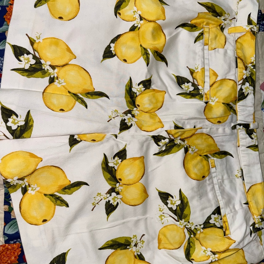 Lane Bryant Lemon Print Women's Shorts - Picture 11 of 14